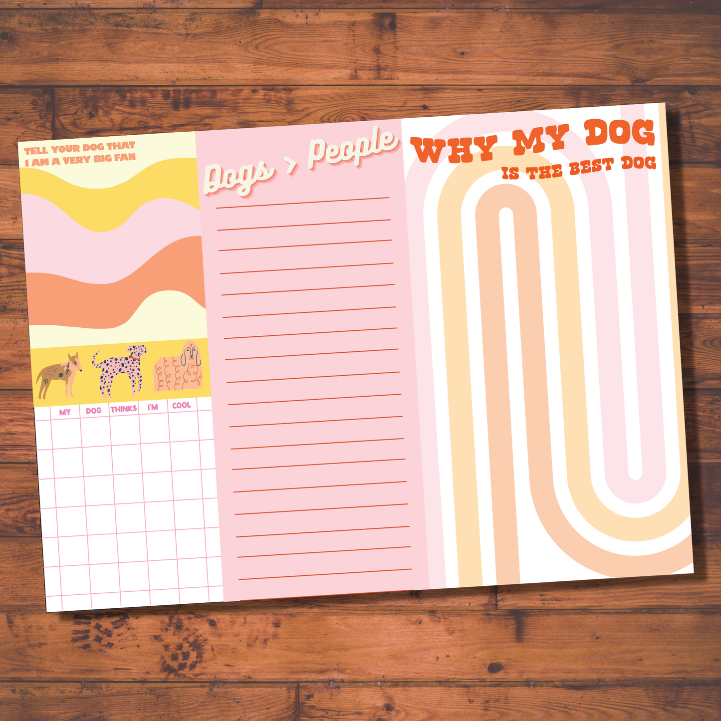 Ultimate notepad set for dog parents with various designs