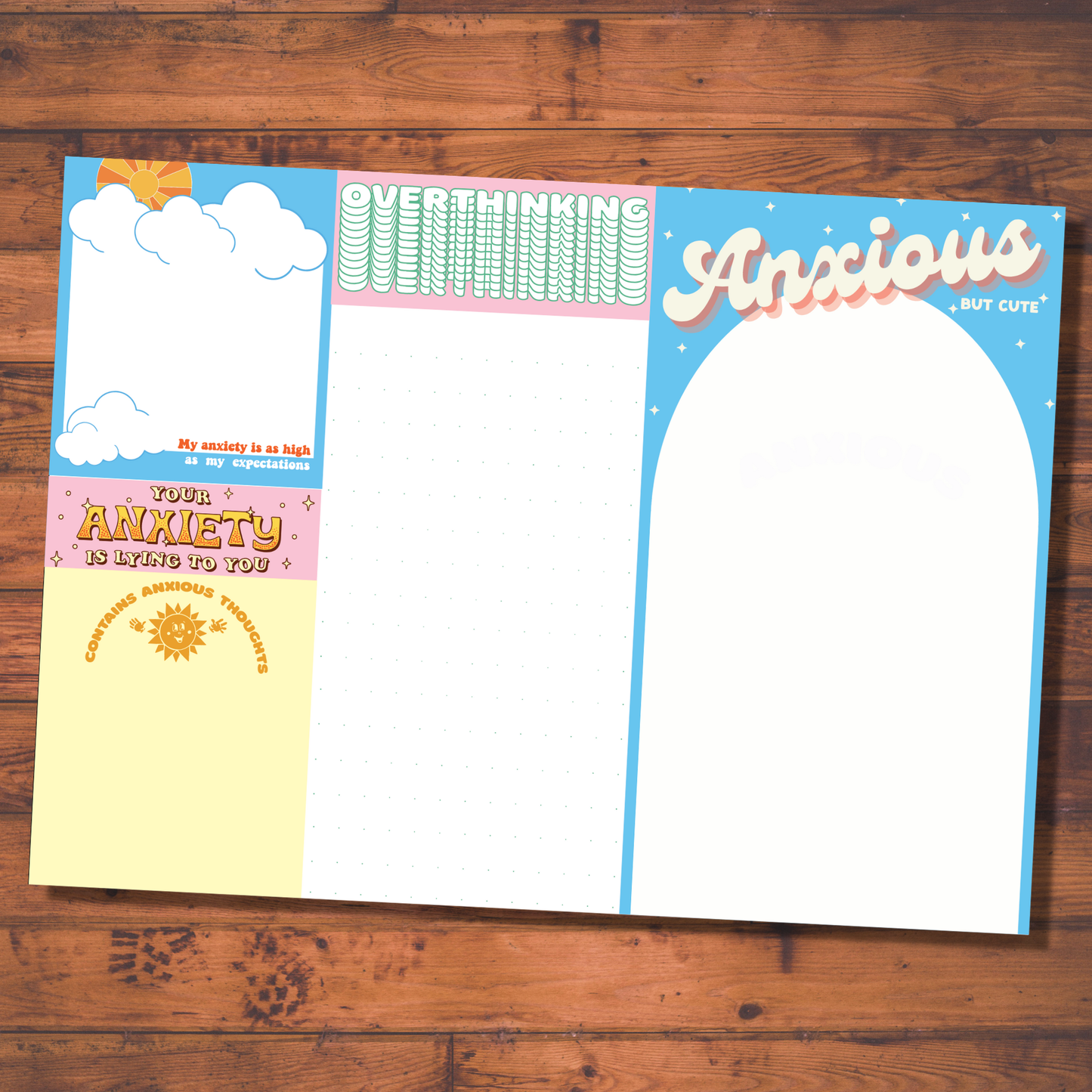 The Ultimate Anxiety Notepad Set is here to help you regain control and clear the clutter from your mind.