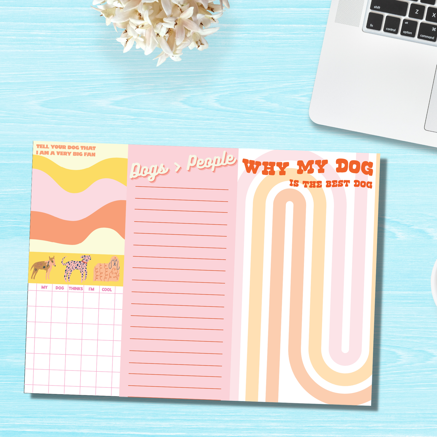Stay organized while managing your pup’s busy schedule with The Ultimate Notepad Set for Dog Parents