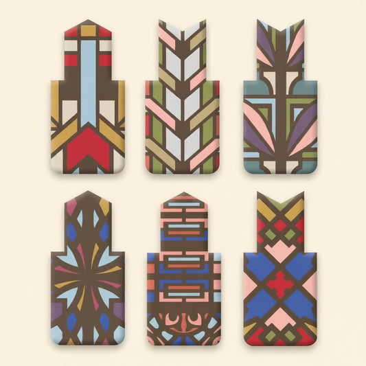 Architectural design bookmarks for novels, journals, and sketchbooks