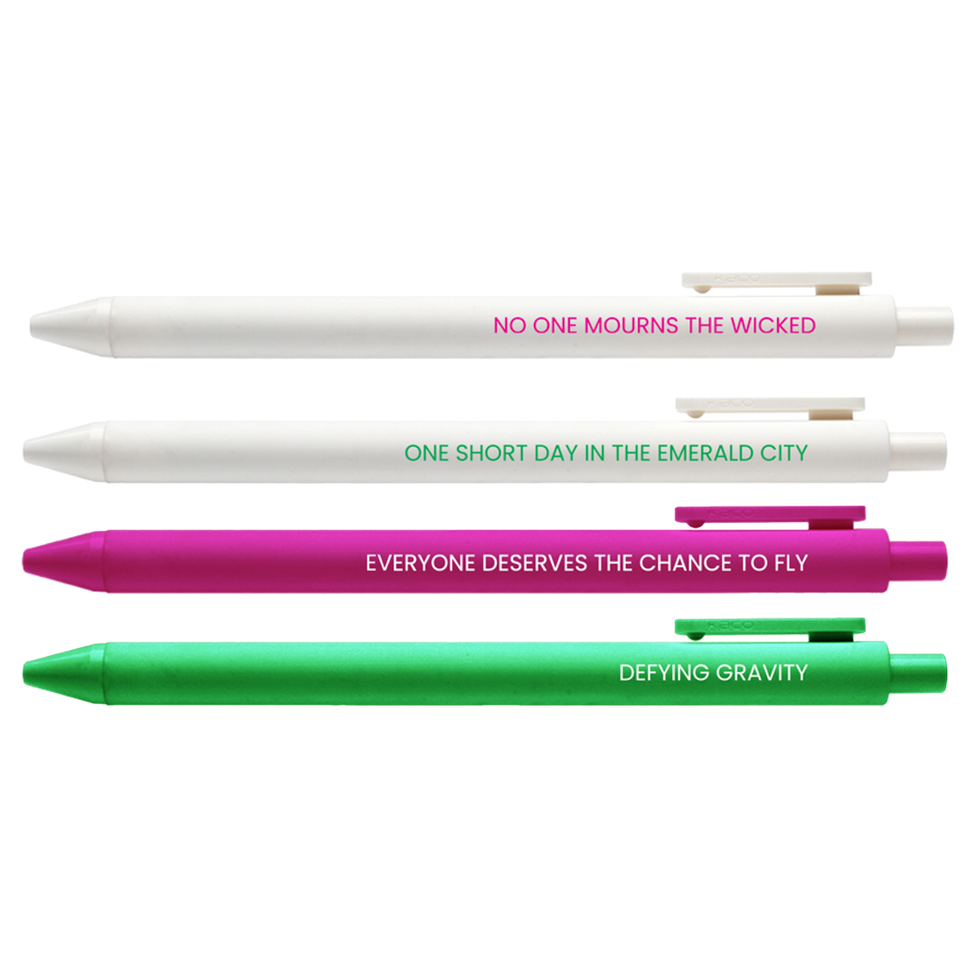 Broadway-Inspired Wicked Pen Set - Perfect for Musical Fans
