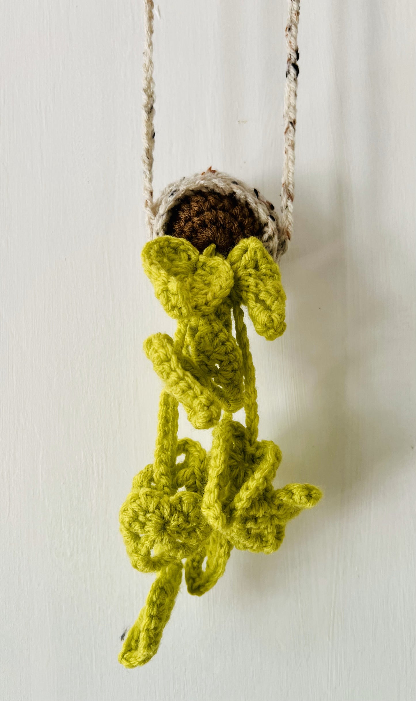 Image of Sprite baby crochet air plant
