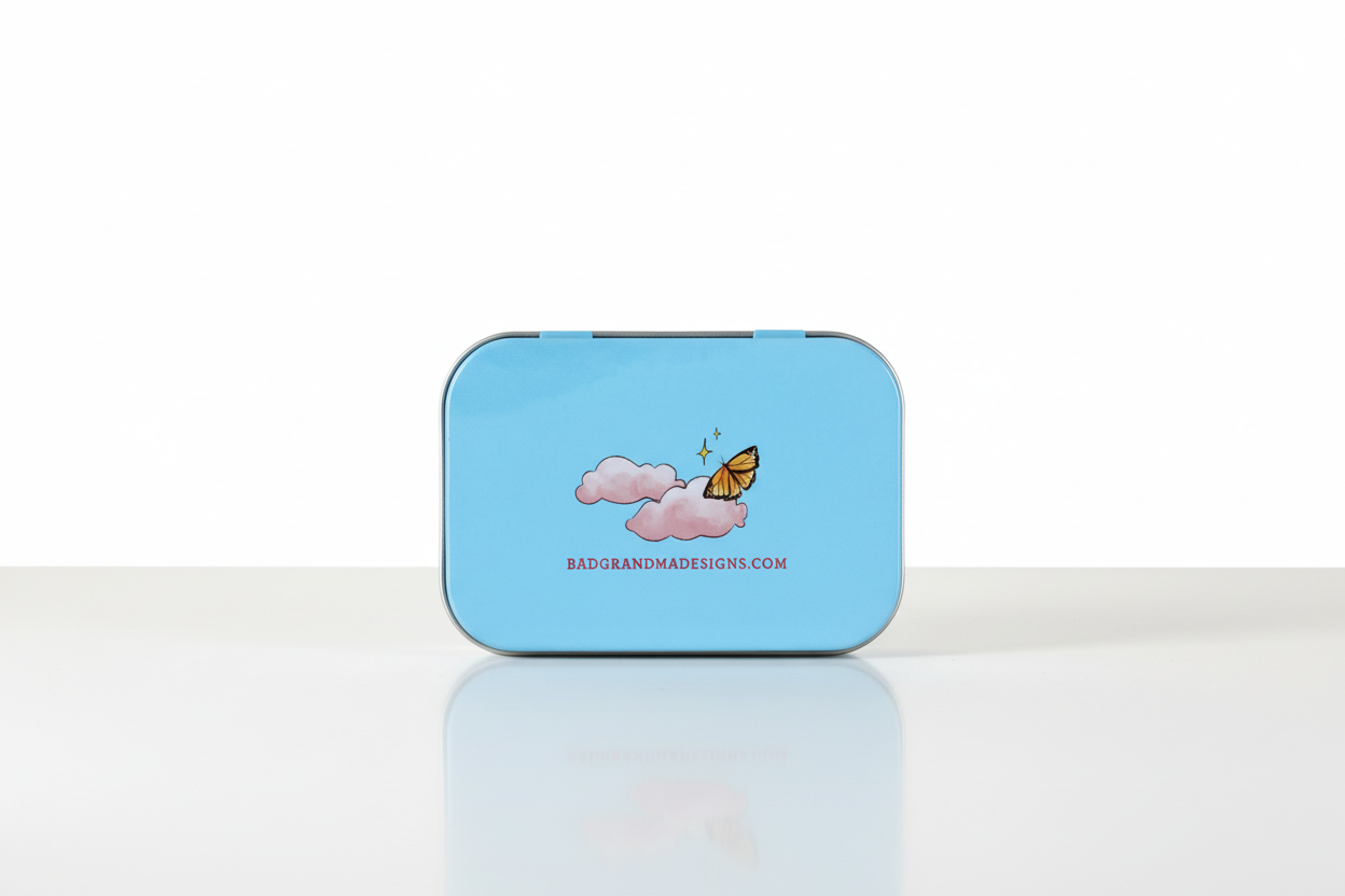 Bad Grandma Designs Dank Stash Tin bottom