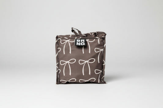 The BRNG Claira Daily Shopper folded into its compact size on a white background.