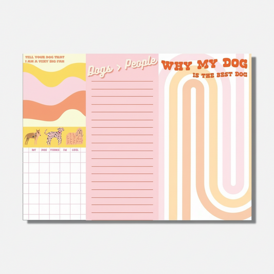 The Ultimate Notepad Set for Dog Parents