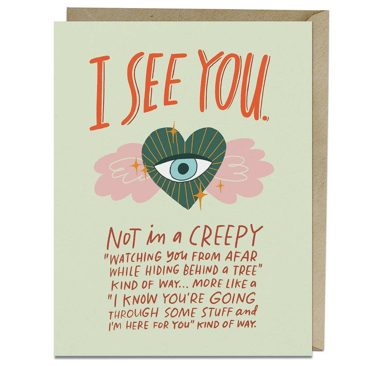 I See You Greeting Card