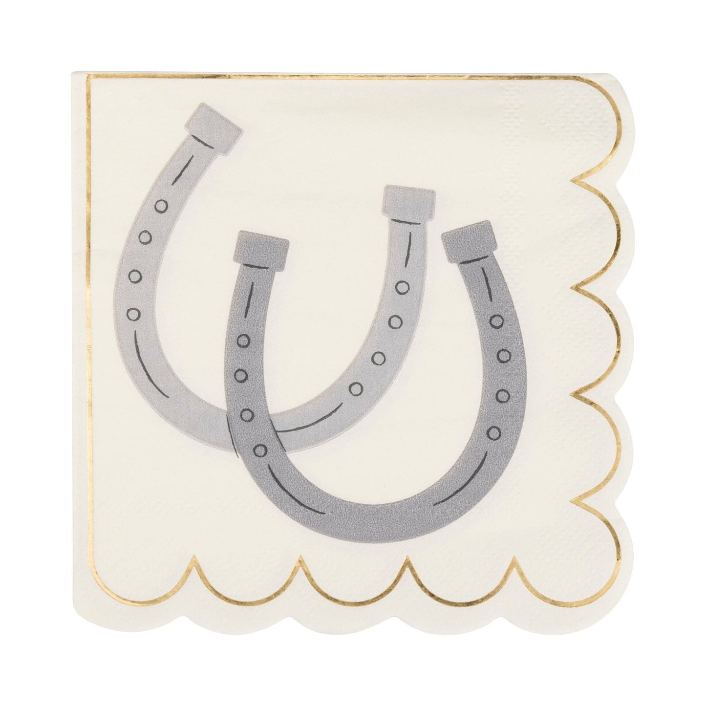 Howdy Horseshoe Cocktail Napkins – 18-Pack