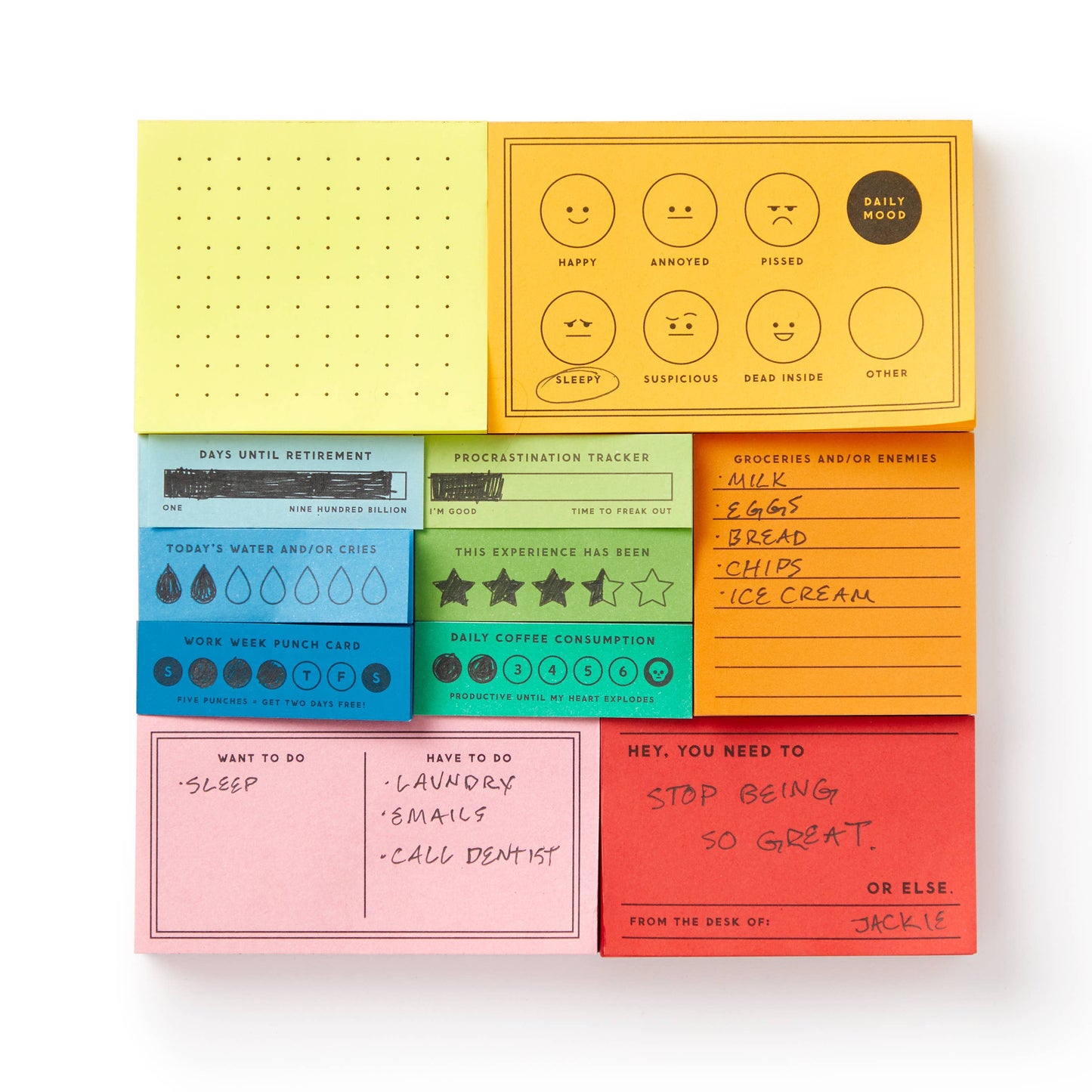 I’ve Got a Few Notes – Vintage-Inspired Tear-Off Notepad Set