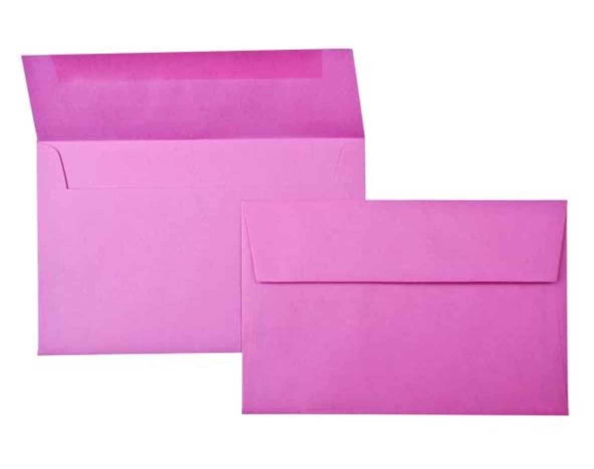 This Very Demure, Very Mindful card comes with a pink envelope