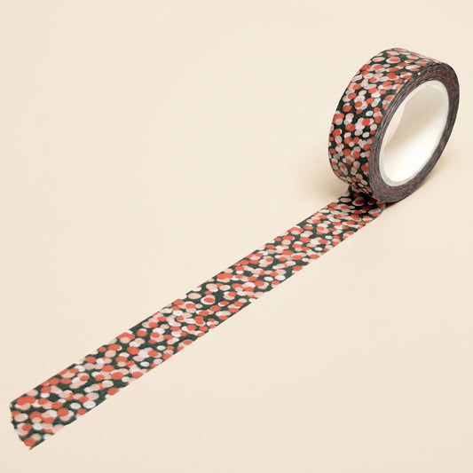 Decorative tape with a pattern on a white background