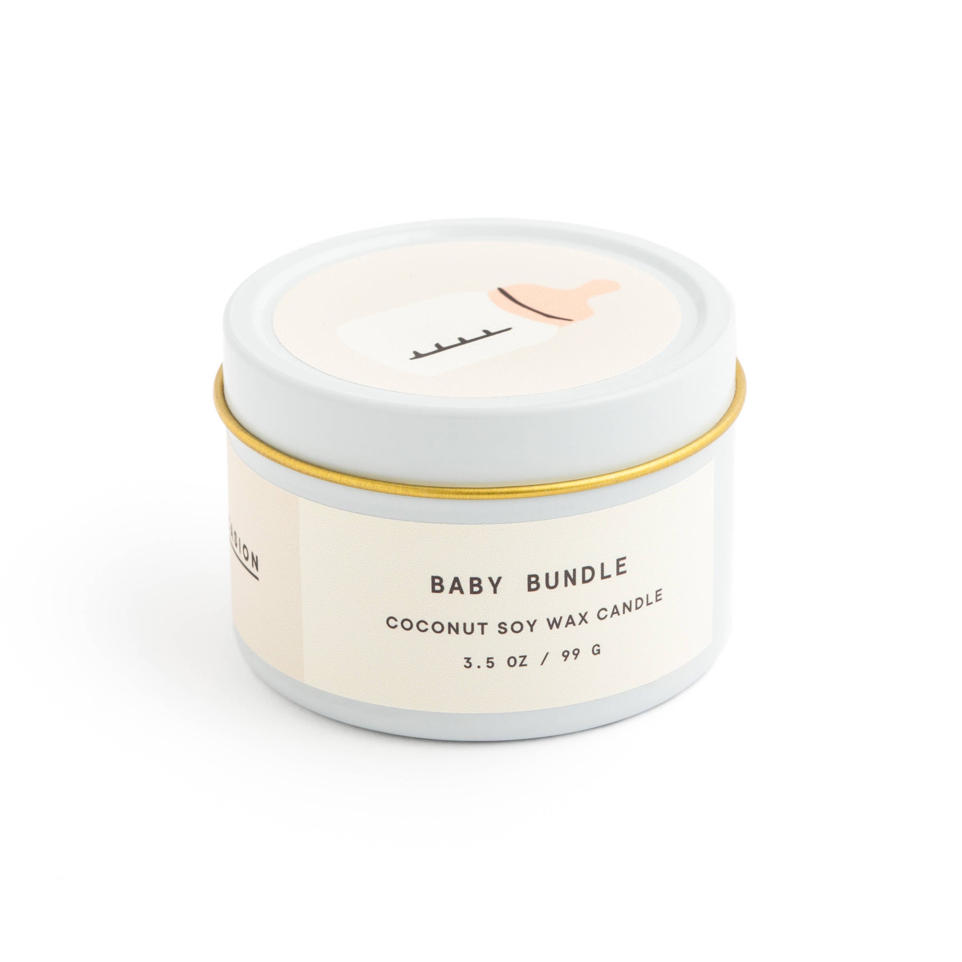 Gift a new baby with the soothing scent of oatmeal, milk & honey in our Baby Bundle Scented Candle & Matches Set.