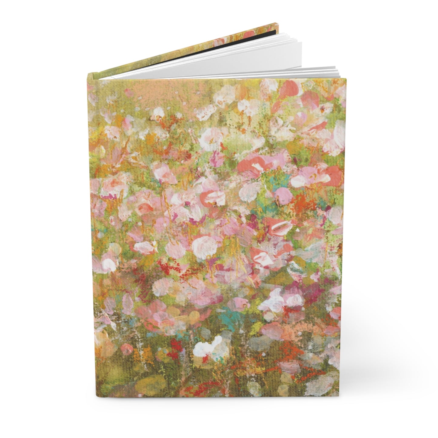 Floral Inspiration Hardcover Journal – Elegant Matte Design with Vibrant Floral Print for Writers, Artists, and Dreamers