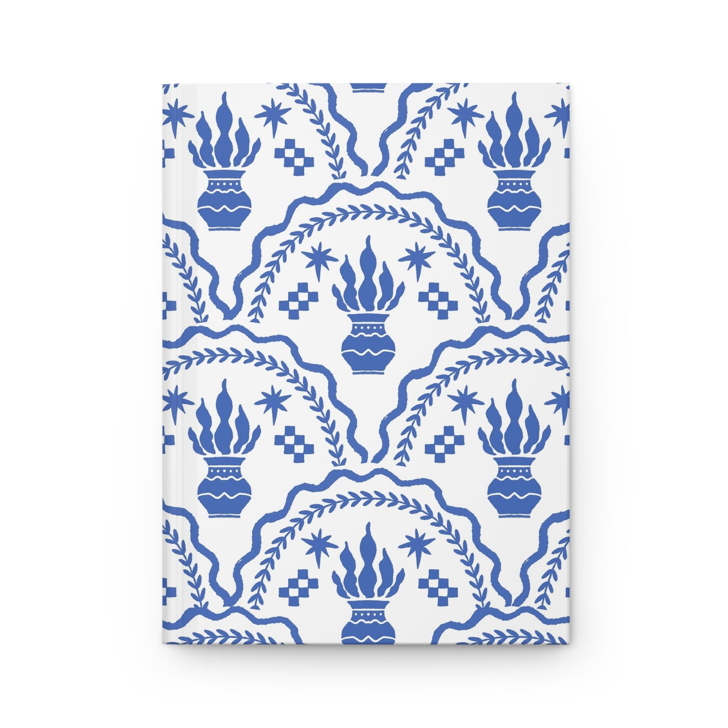 Blue Floral Hardcover Journal – Inspire Creativity with Style