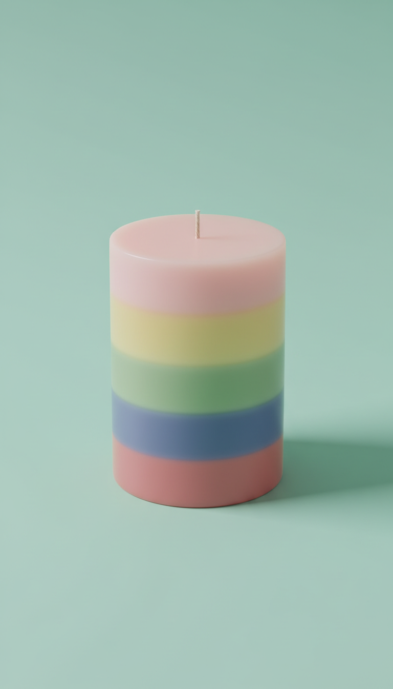 Hand-Poured Scented Candle in Botanical Blend