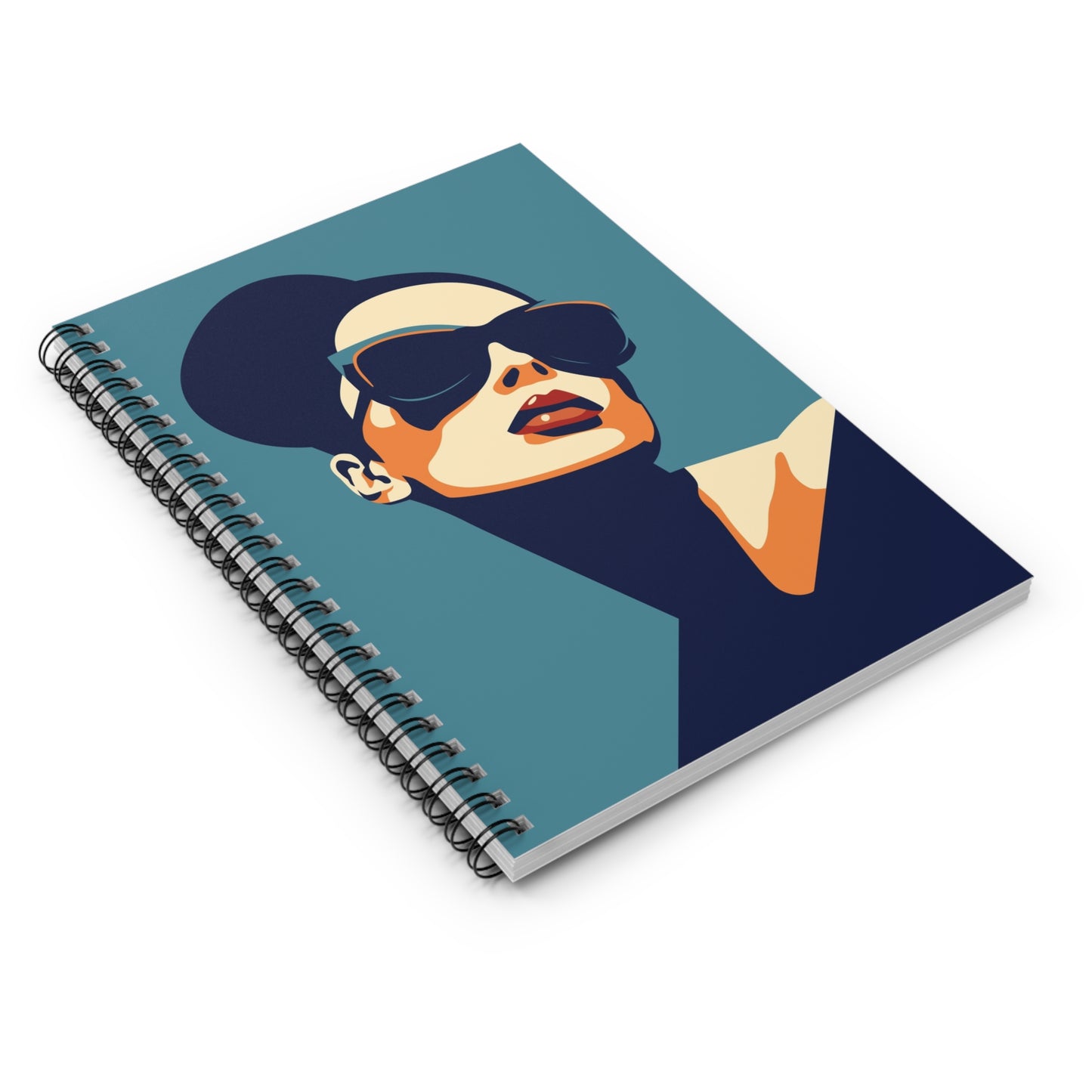 Retro Chic Diva Spiral Notebook – Stylish, Durable & Functional