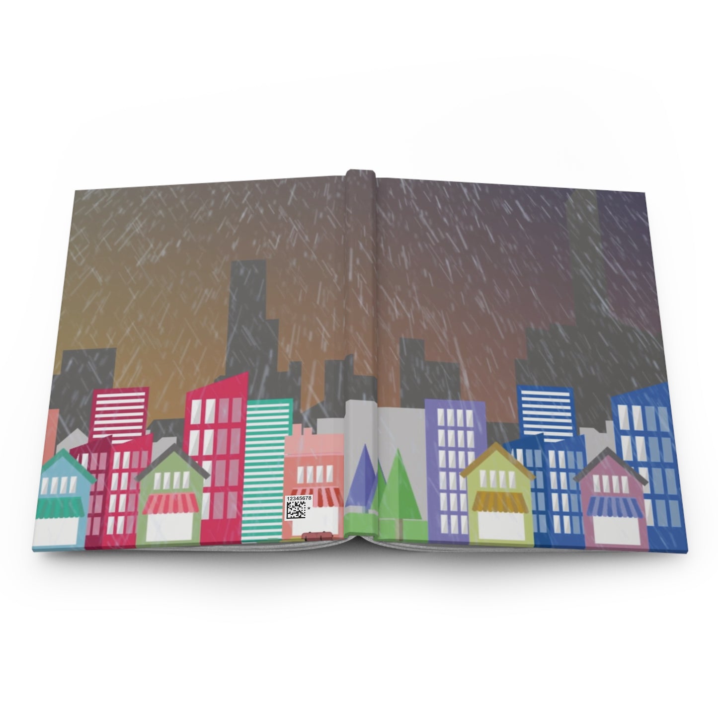 Open view of front and back cover of the Cityscape journal