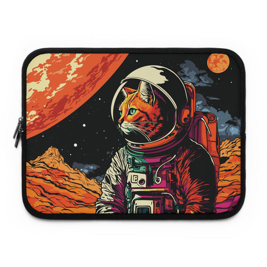 Space Cat Laptop Sleeve – Fun, Durable, and Protective for 13” Laptops