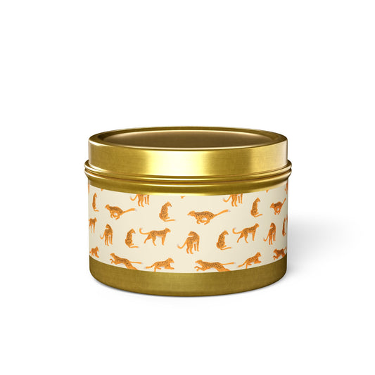 Jungle Bliss Eco-Friendly Tin Candles – Tropical & Cozy Aromatic Scents in Reusable Containers