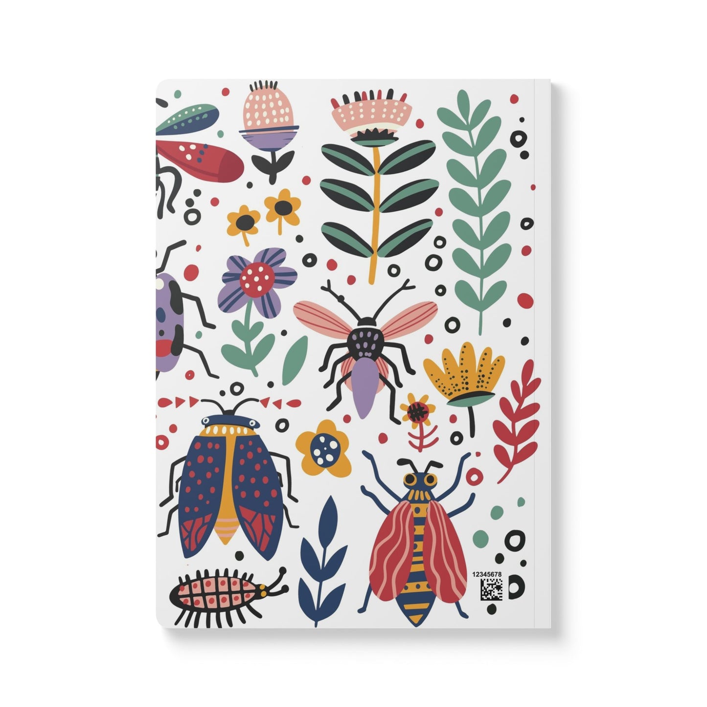 Colorful Insect-Themed Softcover Journal – Perfect for Nature Lovers, Wildlife Enthusiasts, and Outdoor Explorers