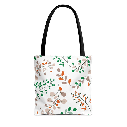 Botanical Print Tote Bag – Eco-Friendly Floral Tote for Shopping, Travel & Everyday Use