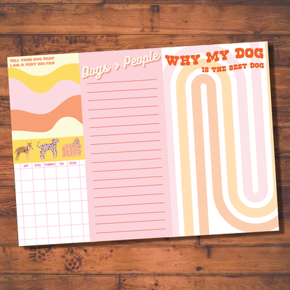 Ultimate notepad set for dog parents with various designs