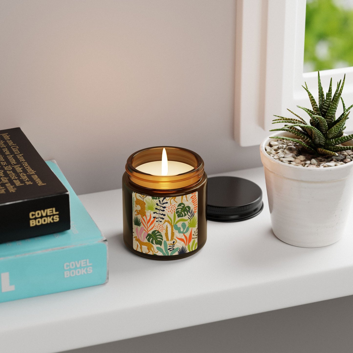 Jungle Escape Eco-Friendly Scented Soy Candle – Aromatic, Sustainable & Cozy Home Decor