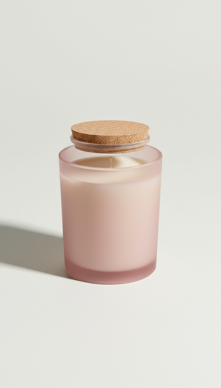 Scented Soy Candle in Hushed Rose