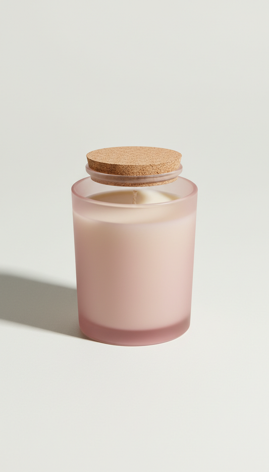 Scented Soy Candle in Hushed Rose