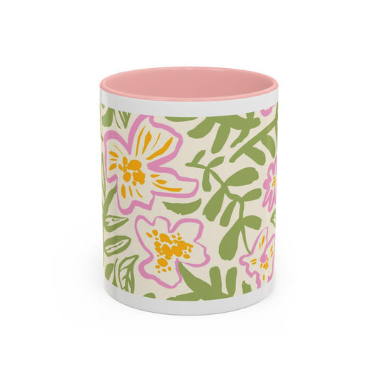 Floral Garden Mug – A Touch of Nature for Your Morning Routine