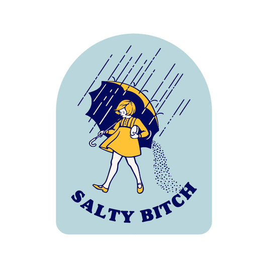 Salty Btch Vinyl Sticker – Bold, Sassy, and Unapologetic