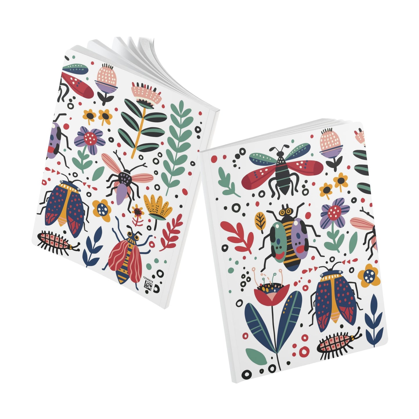 Colorful Insect-Themed Softcover Journal – Perfect for Nature Lovers, Wildlife Enthusiasts, and Outdoor Explorers