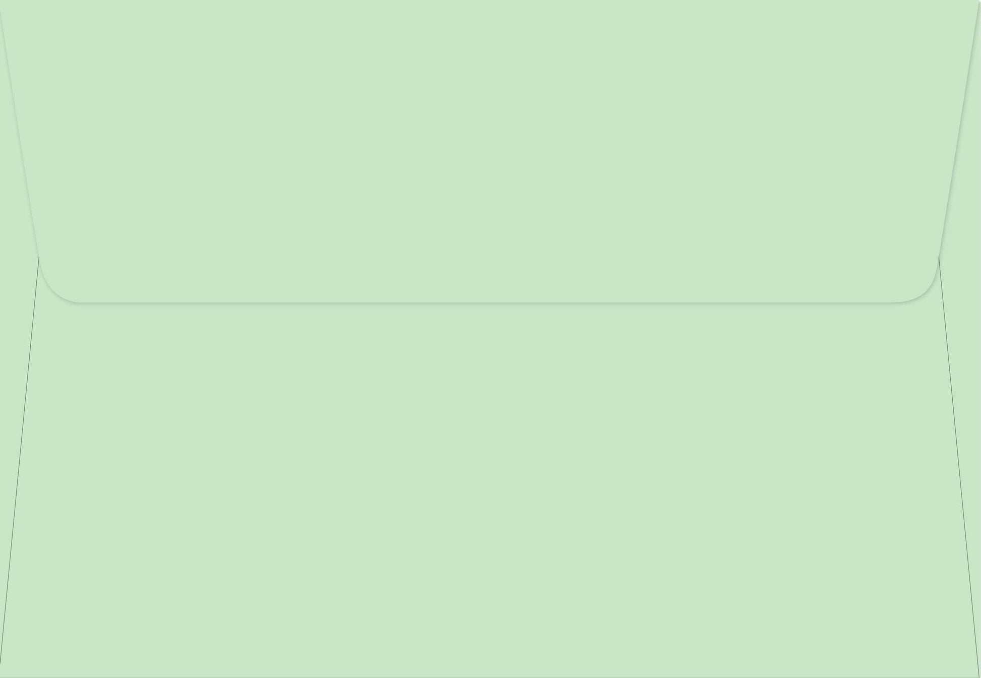 Close up view of the matching self-sealing envelope