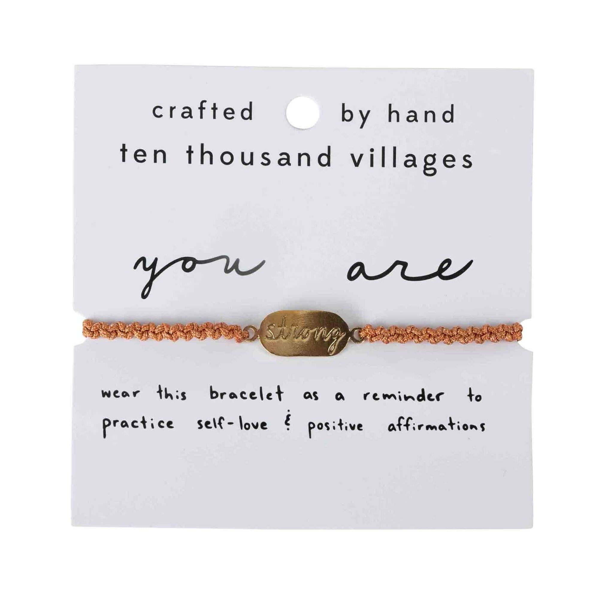 You Are Strong | Handcrafted Macrame for Daily Empowerment
