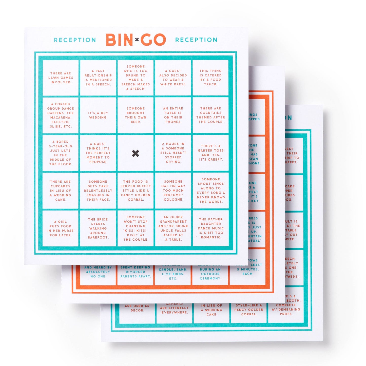 Wedding Bingo Book – Funny Ceremony Game