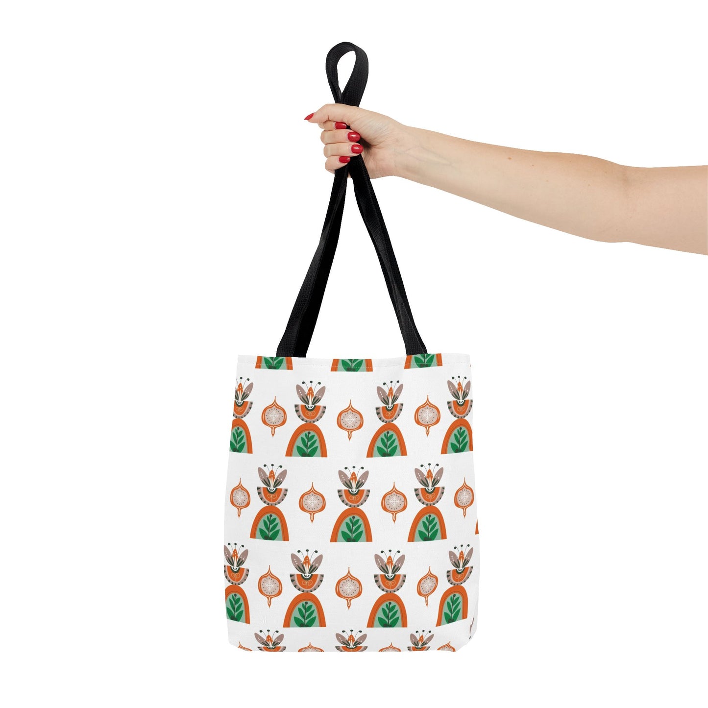 Abstract Floral Tote Bag – Eco-Friendly, Versatile Carry-All for Everyday Style