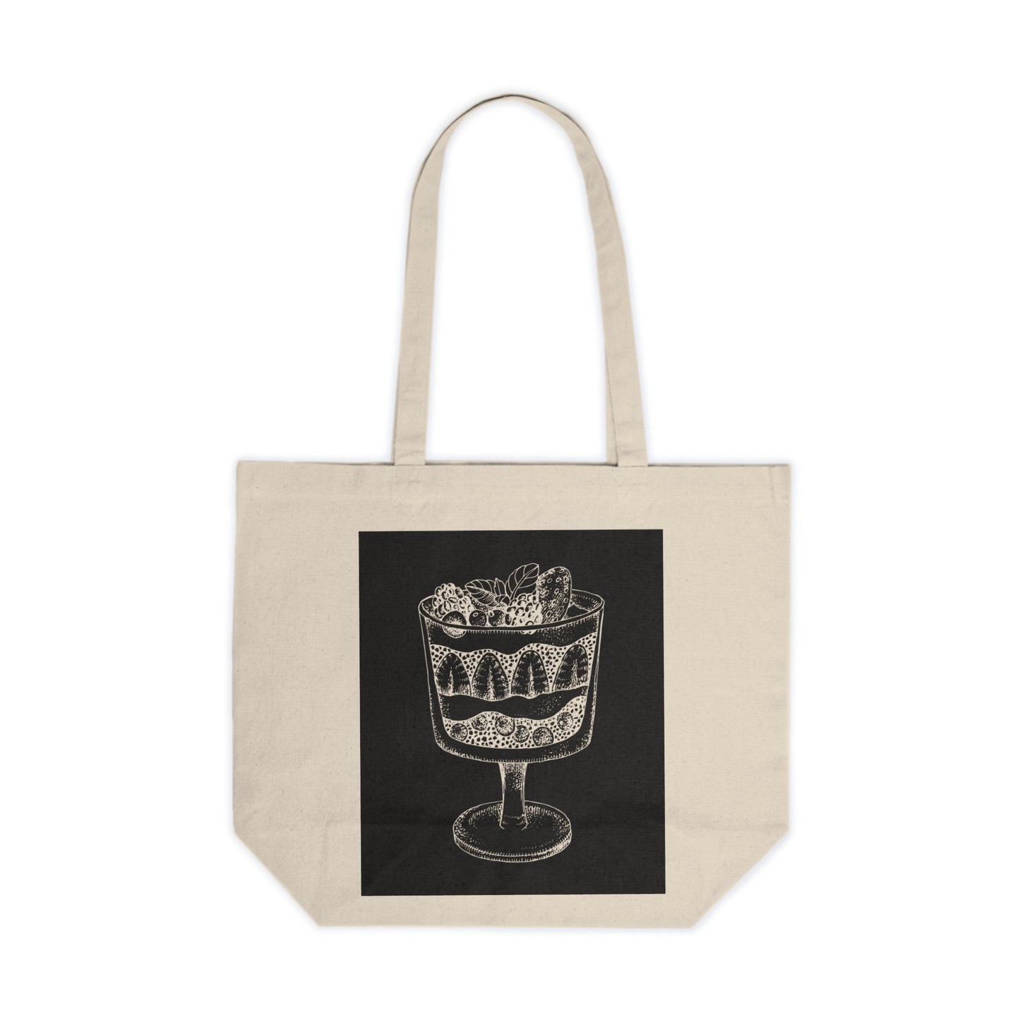 Be Trifling with the Trifle Dessert Canvas Tote Bag – Fun & Stylish Bag for Dessert Lovers