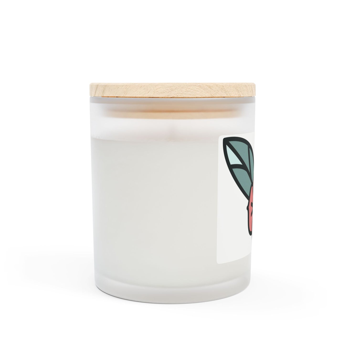 Tattoo-Inspired Eco-Friendly Frosted Glass Candle – Embrace the Art of Self-Care and Tranquility