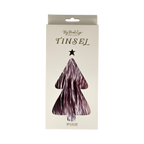 1000-piece pink tinsel pack giving vintage Christmas vibes.