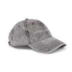 Gray cap with 'Chronic Bull' text on a white background