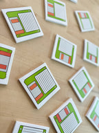 Floppy disk retro sticky notes for vintage office lovers - does not come with a Swingline