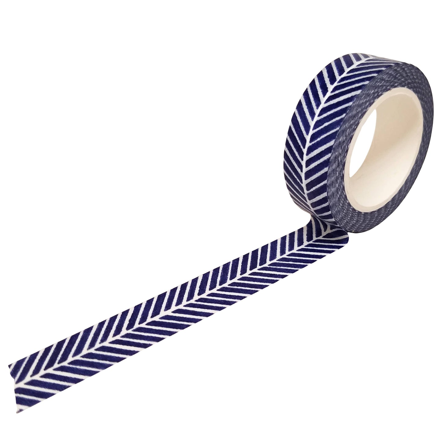 Navy Herringbone Washi Tape – Timeless Blue