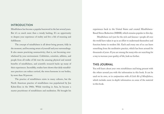 Little Bit of Mindfulness Journal