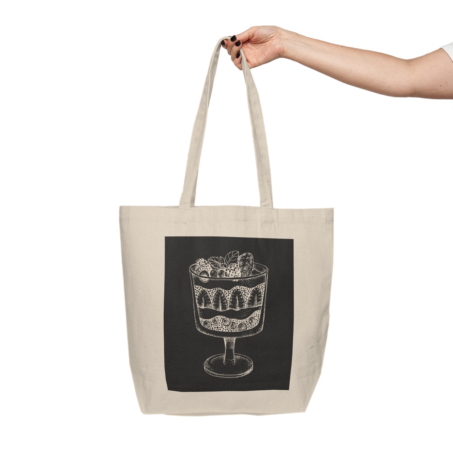 Be Trifling with the Trifle Dessert Canvas Tote Bag – Fun & Stylish Bag for Dessert Lovers