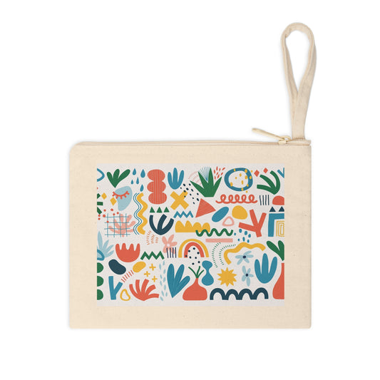 Vibrant Accessory Zipper Pouch - Colorful Organizer for Makeup, Stationery & Travel Essentials