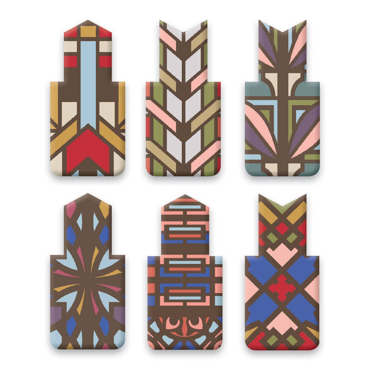 Architectural design bookmarks for novels, journals, and sketchbooks
