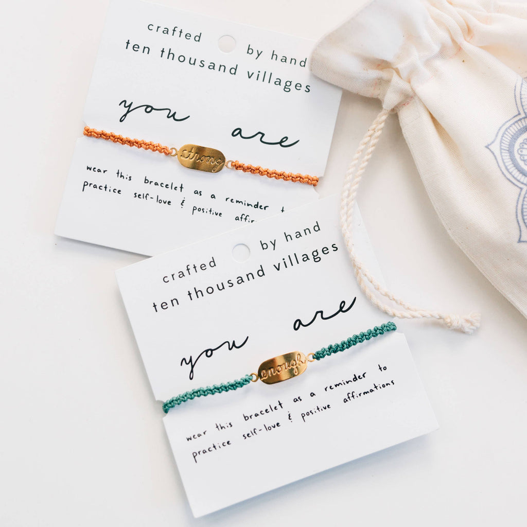 You Are Strong | Handcrafted Macrame for Daily Empowerment