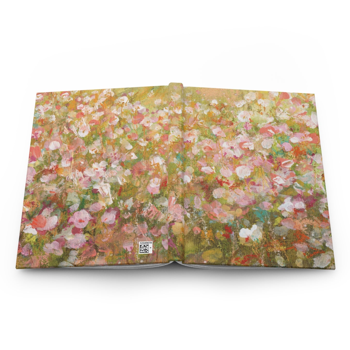 Floral Inspiration Hardcover Journal – Elegant Matte Design with Vibrant Floral Print for Writers, Artists, and Dreamers