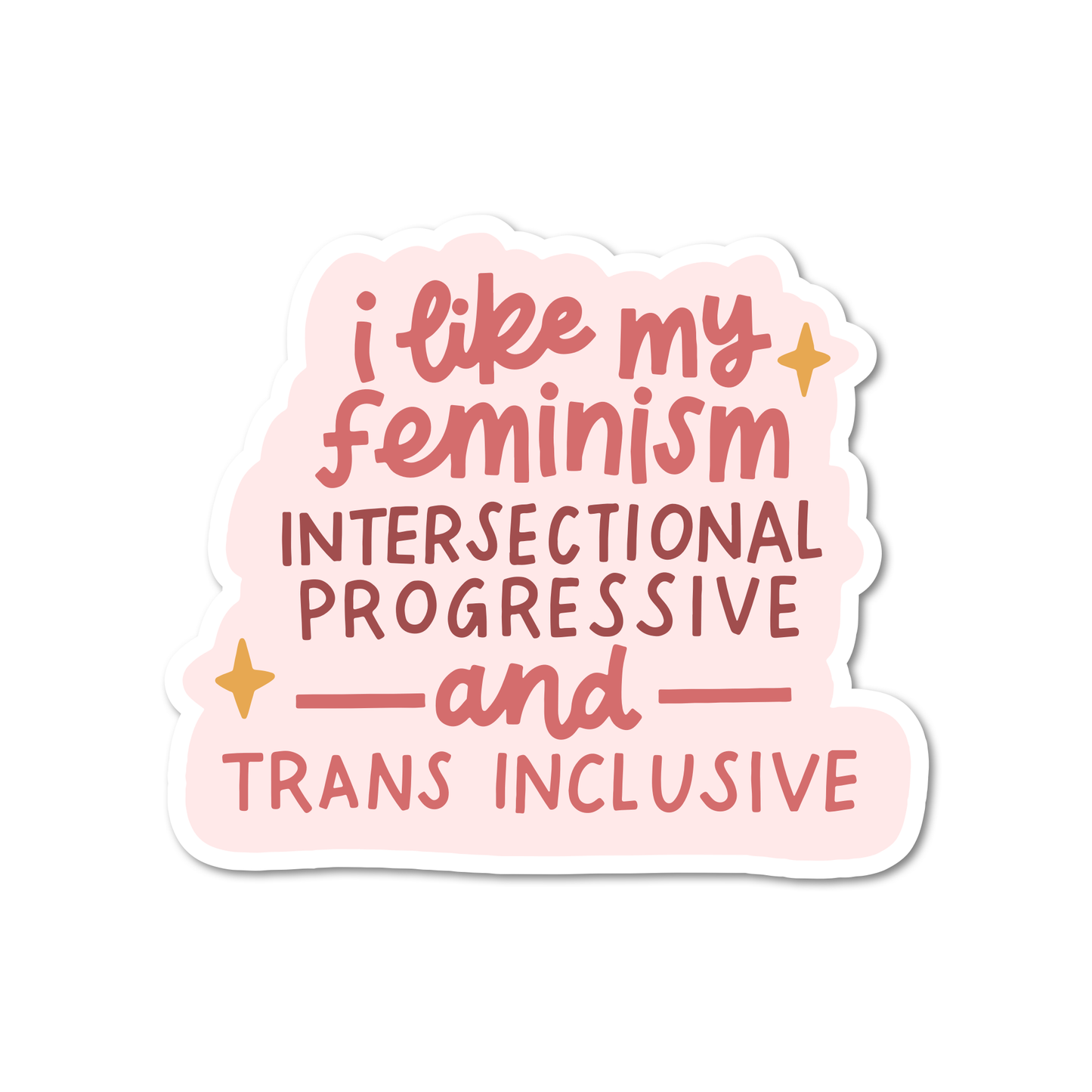 Inclusive Feminism Vinyl Sticker