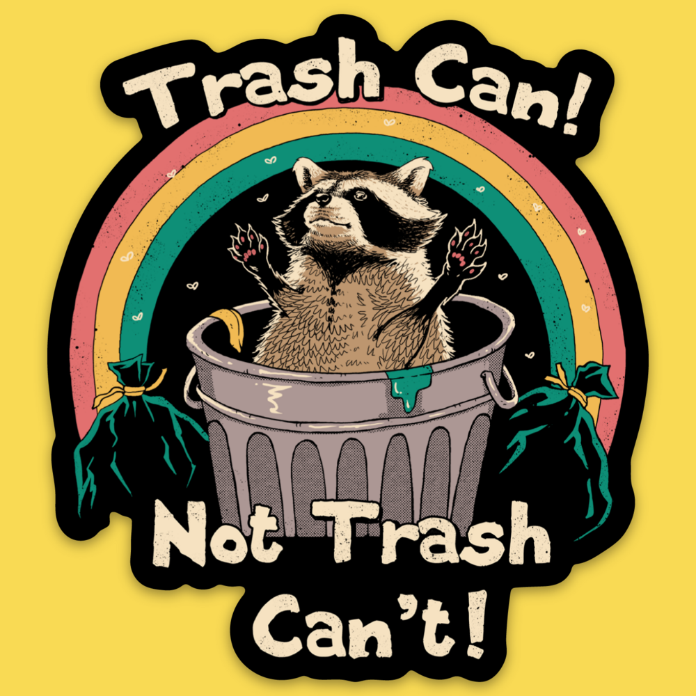 "Trash Talker" Vinyl Sticker – Sassy & Humorous Decal for Bold Personalities