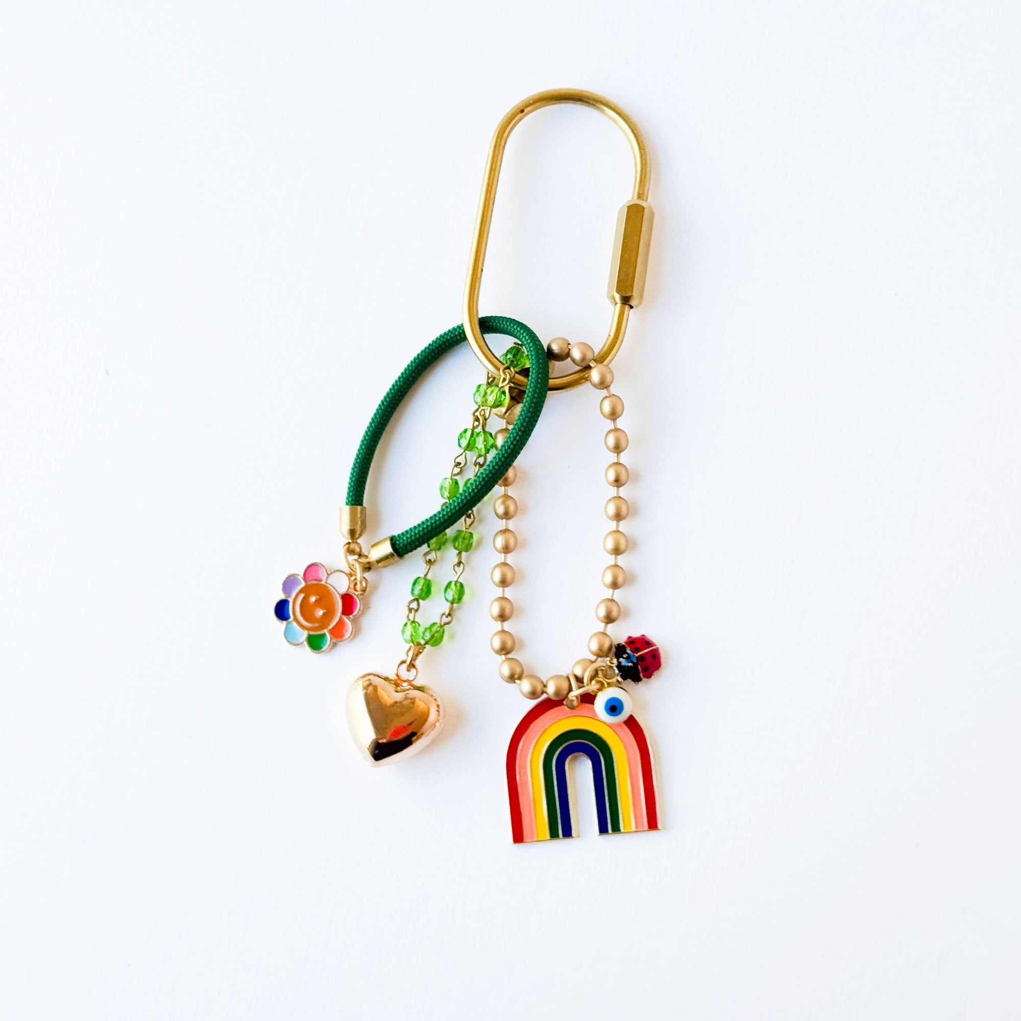 Rainbow Keychain Bag Charm